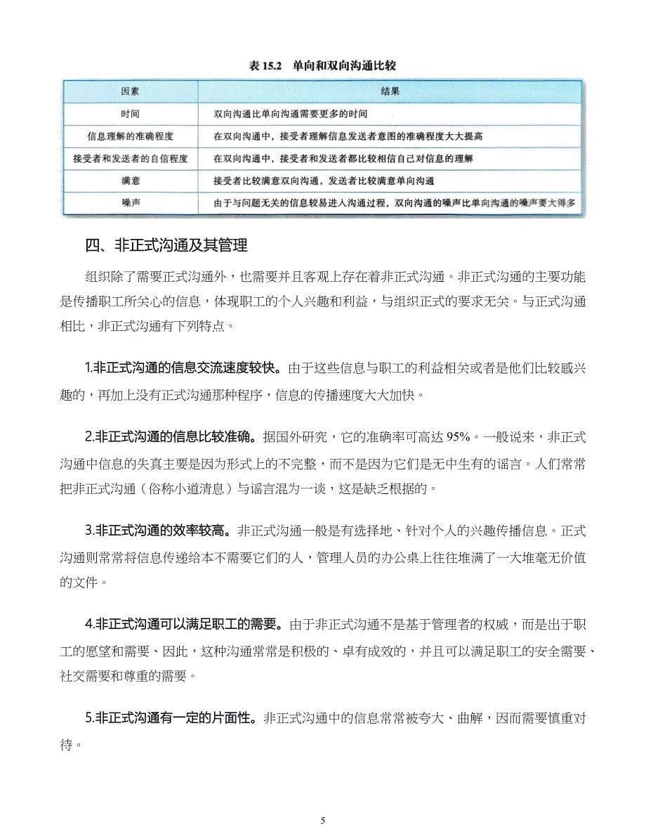 管理学原则与方法第15章沟通_第5页