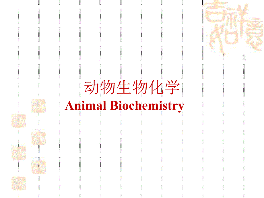 《动物生化》ppt课件.ppt_第1页