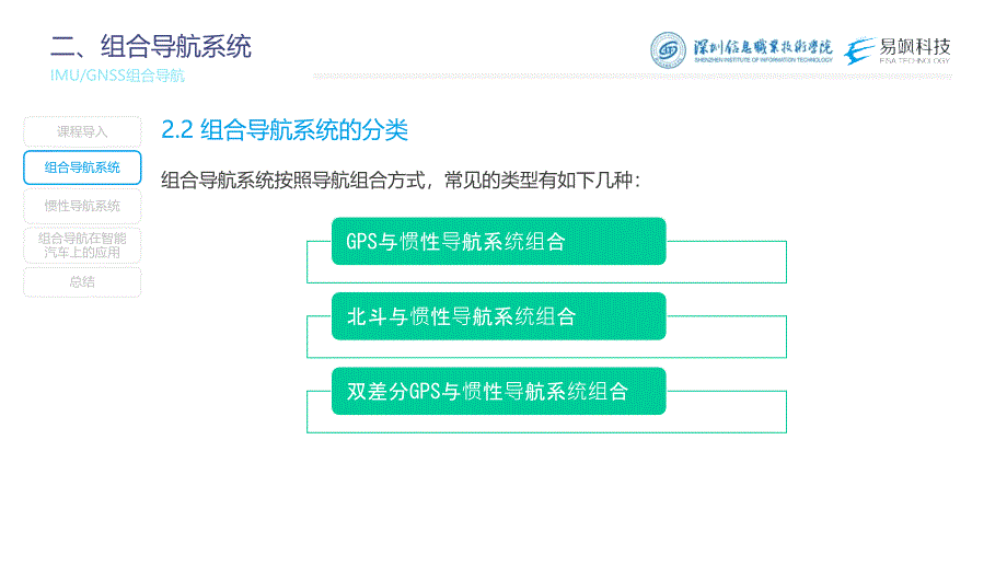 汽车智能传感器技术与应用项目六知识准备2：imu与gnss组合导航（课件）2023.2.17_第4页