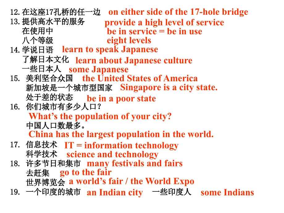 【教材梳理牛津译林版英语】江苏省2015中考一轮复习（9b）复习课件（共28张ppt）_第4页