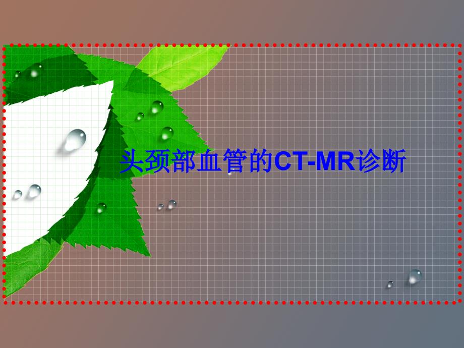 头颈部血管的ctamra诊断_第1页